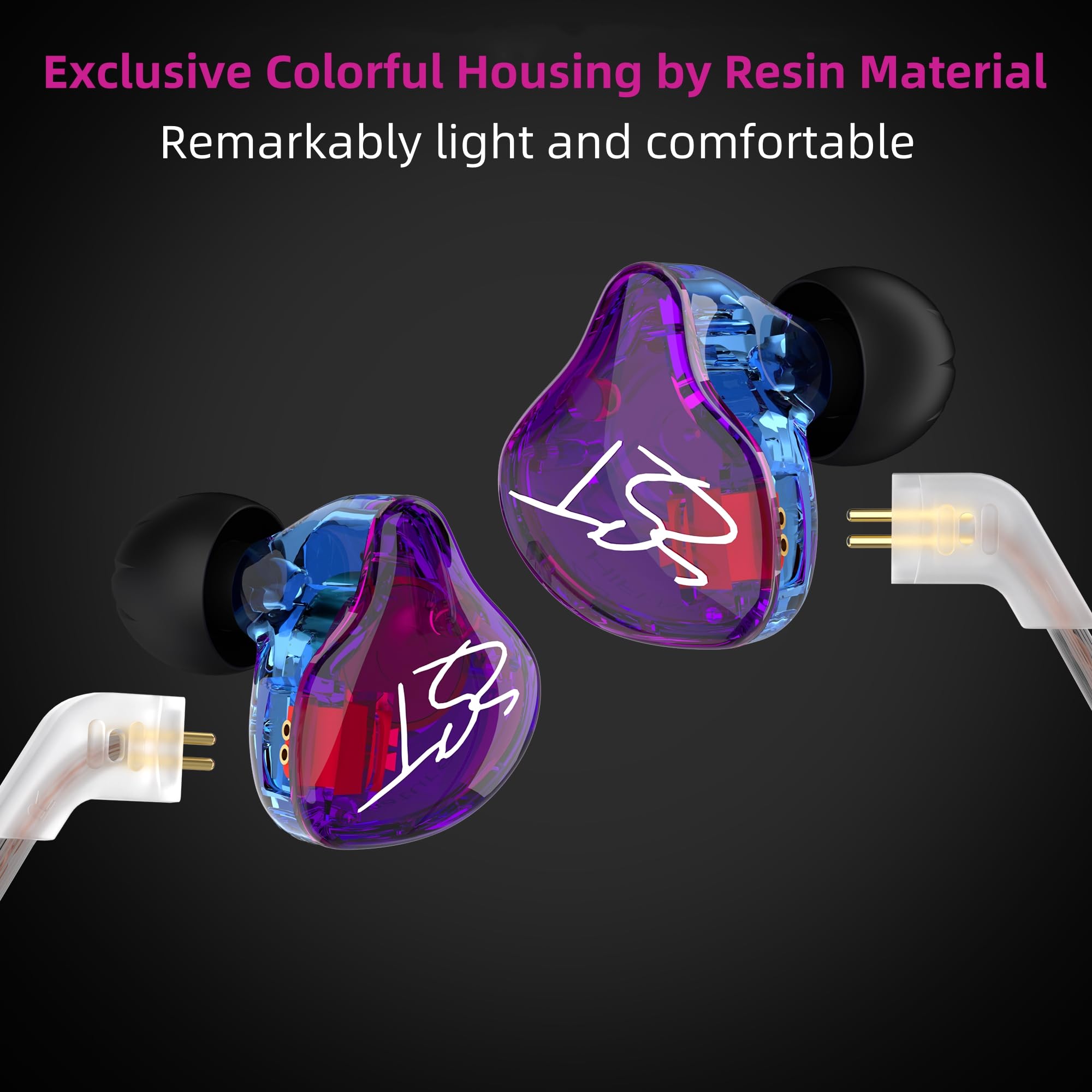 Foto 5 | Auriculares Yinyoo Easy Kz Zst Colorful Hybrid 1ba+1dd Hifi - Venta Internacional