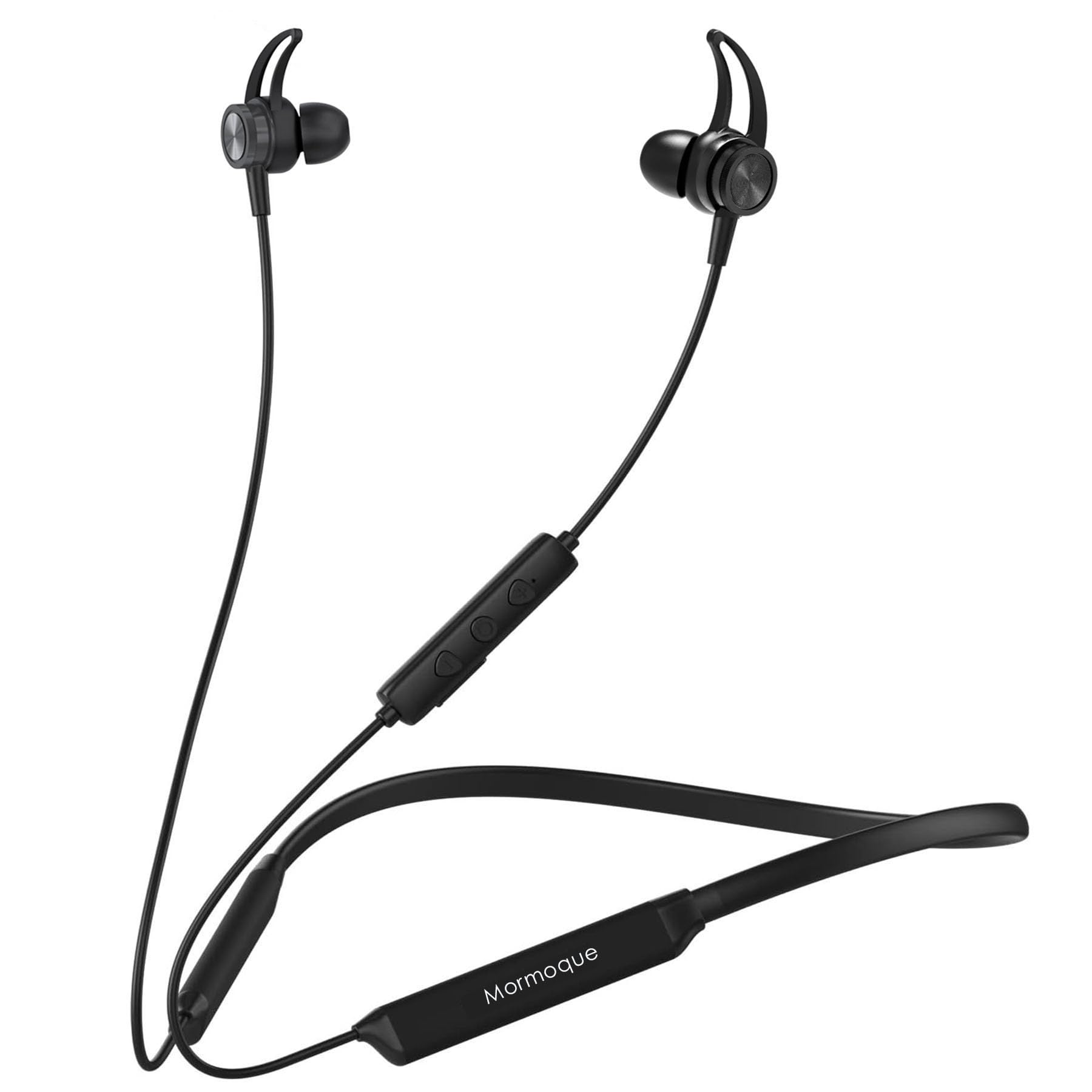 Foto 1 | Auriculares Bluetooth con Banda para Cuello Mormoque V5.3 con Micrófono - Venta Internacional