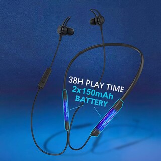 Foto 6 | Auriculares Bluetooth con Banda para Cuello Mormoque V5.3 con Micrófono - Venta Internacional
