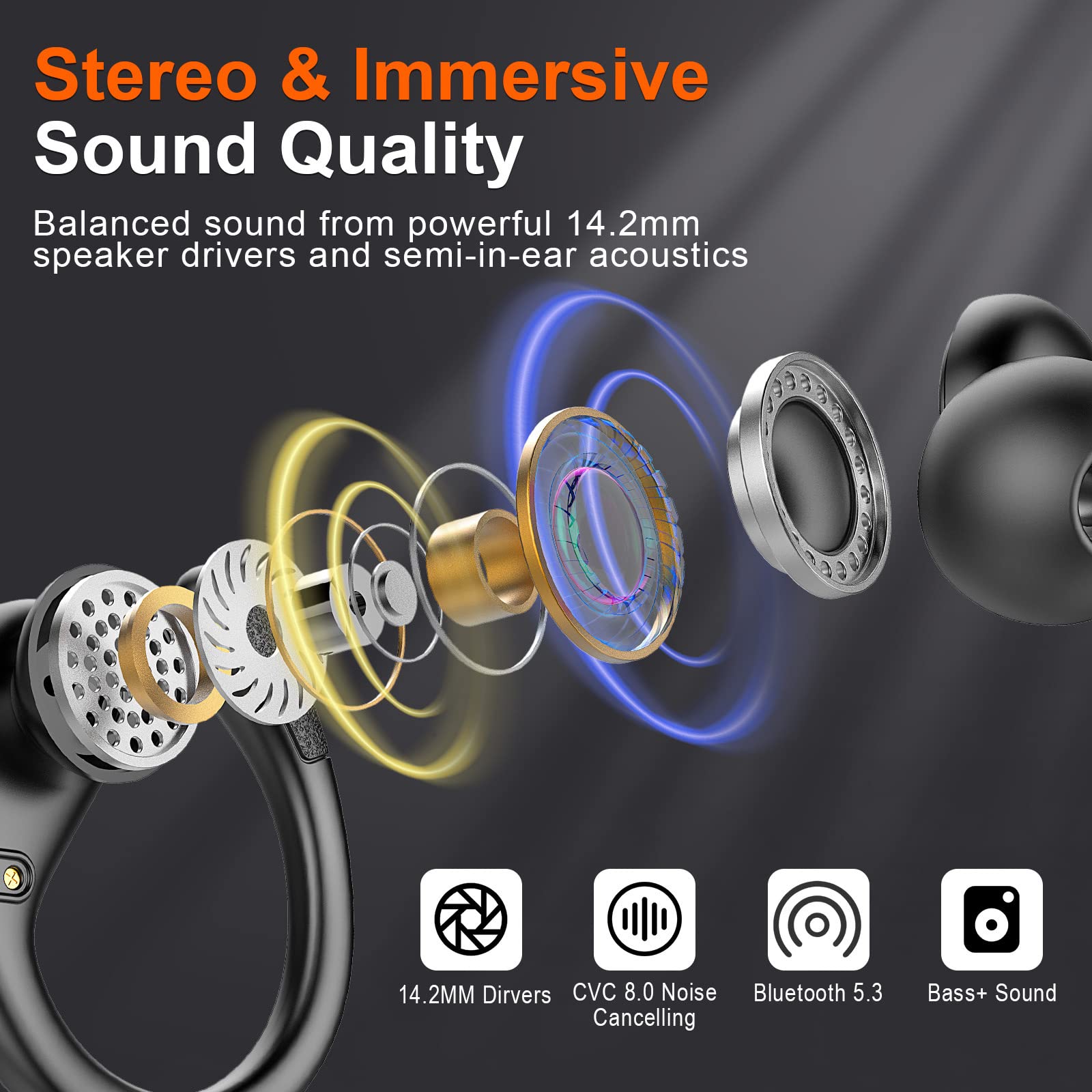 Foto 4 pulgar | Auricular Inalámbrico Ltinist Bluetooth 5.3 75h con Batería IP7 - Venta Internacional
