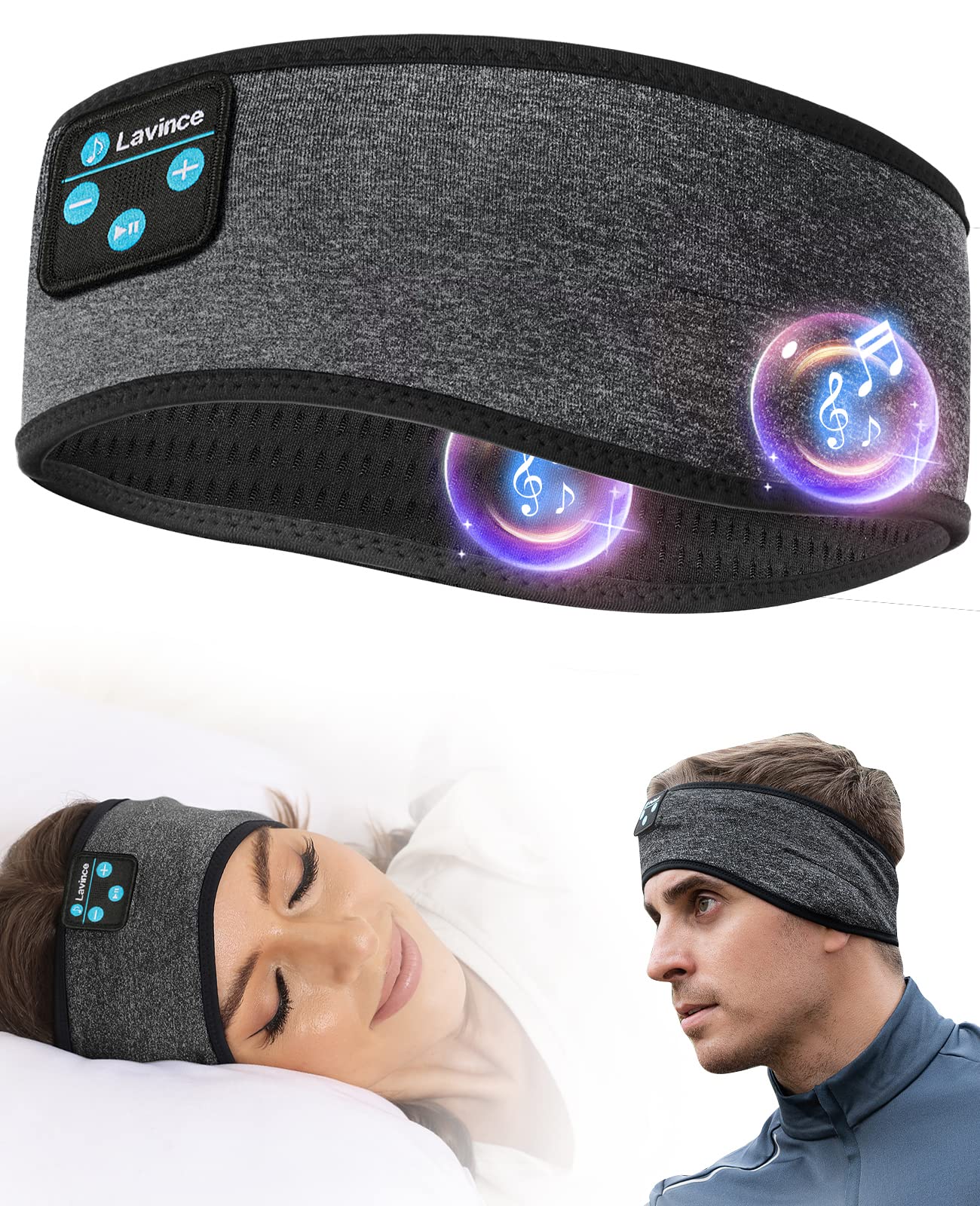 Foto 2 | Auriculares para Dormir Lavince con Diadema Bluetooth - Venta Internacional