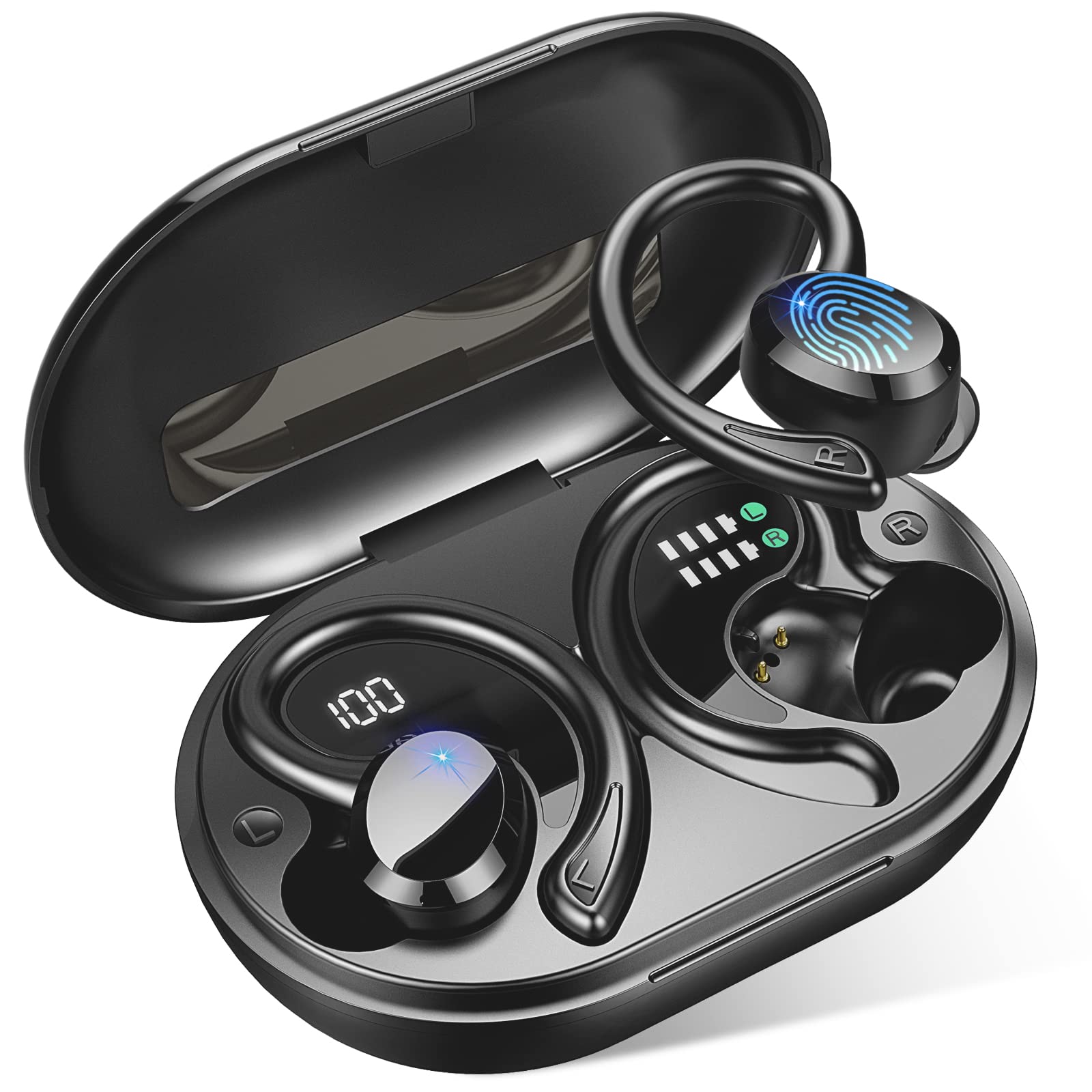 Foto 2 pulgar | Auriculares Inalámbricos Dascert Sport Bluetooth 5.3 Con Ganchos Ip7 - Venta Internacional.