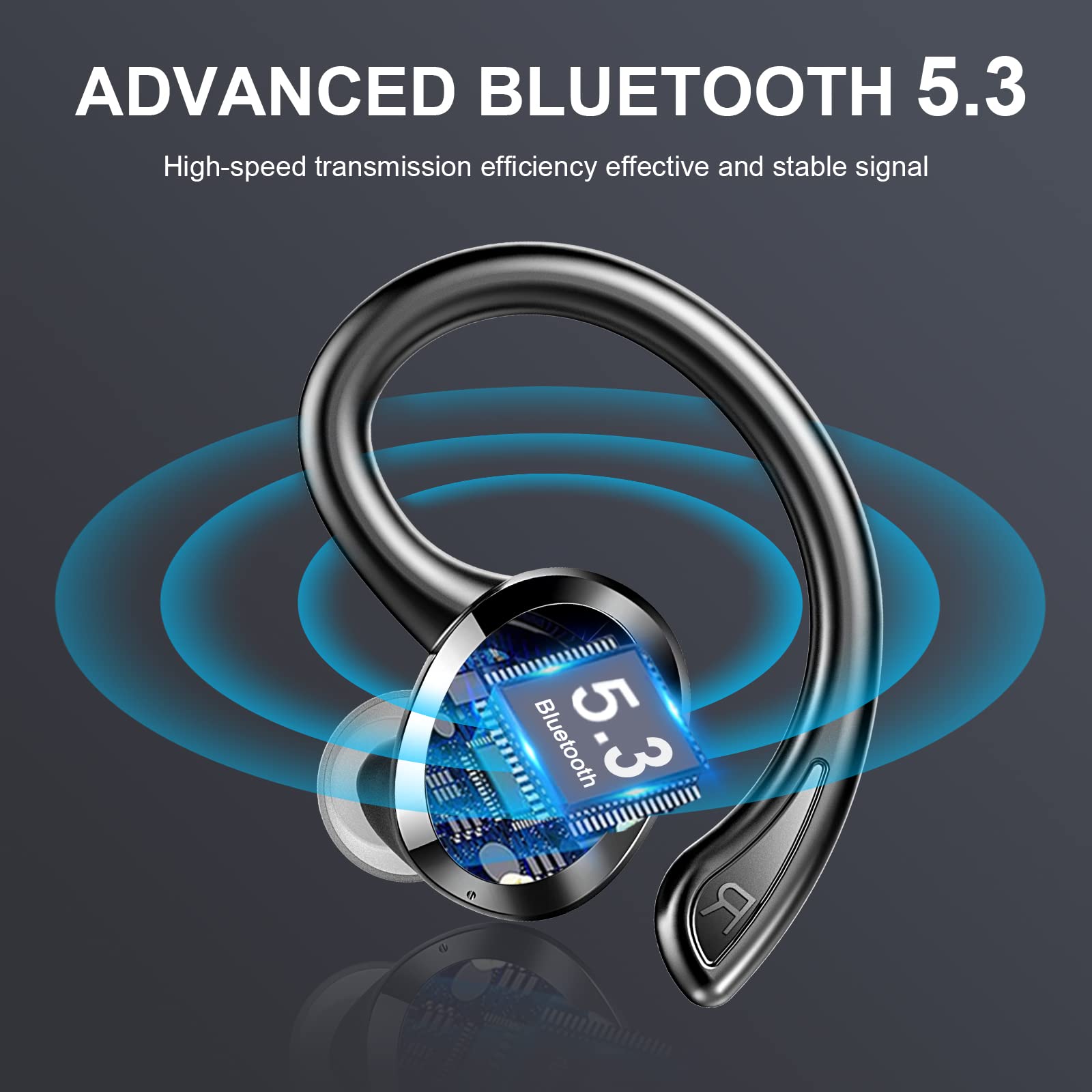 Foto 3 pulgar | Auriculares Inalámbricos Dascert Sport Bluetooth 5.3 Con Ganchos Ip7 - Venta Internacional.