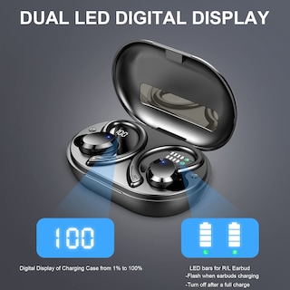 Foto 3 | Auriculares Inalámbricos Dascert Sport Bluetooth 5.3 Con Ganchos Ip7 - Venta Internacional.