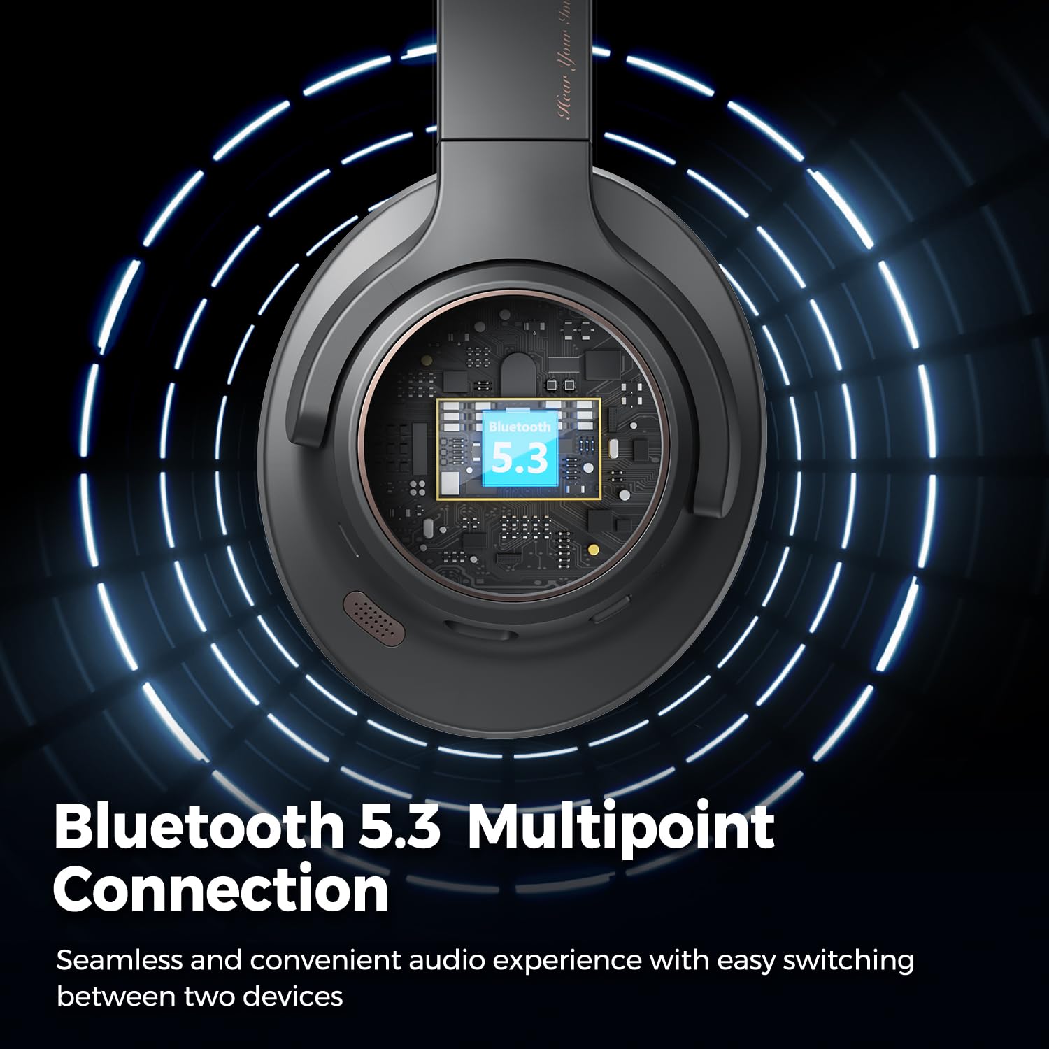 Foto 7 pulgar | Auriculares Soundpeats Space Hybrid Anc Bluetooth 5.3 123h - Venta Internacional.