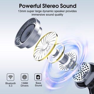 Foto 4 | Auriculares Inalámbricos Csasan 2023 Bluetooth 5.3 Hifi Stereo 40 h - Venta Internacional