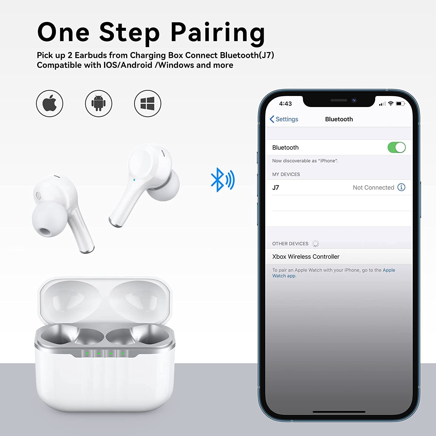 Foto 4 pulgar | Auriculares Inalámbricos Nejioon Bluetooth 5.3- Venta Internacional
