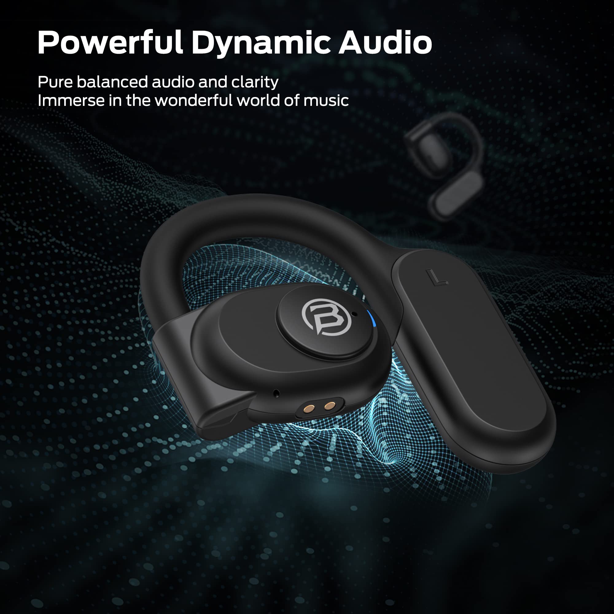 Foto 3 | Auriculares Abiertos Bugani Bluetooth 5.3 30h Playtime - Venta Internacional