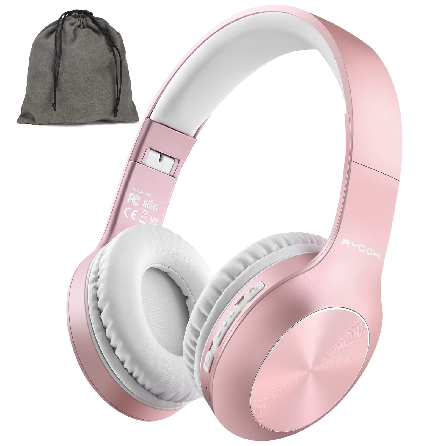 Foto 2 pulgar | Auriculares Rydohi Over Ear 68h con Bluetooth Playtime Oro Rosa - Venta Internacional