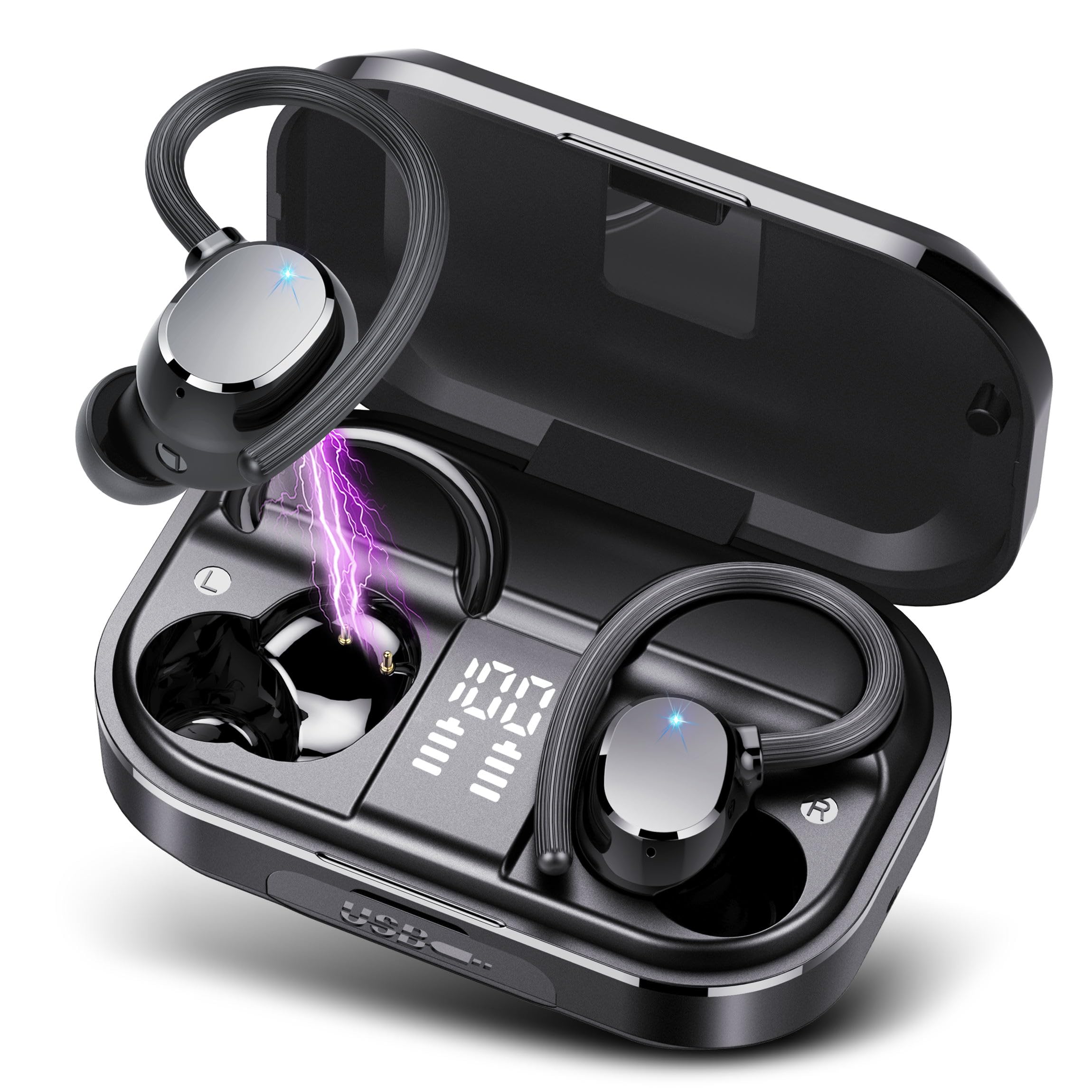 Foto 2 pulgar | Auriculares Inalámbricos Pomuic 2023 Bluetooth 5.3 120 Horas Playtime I - Venta Internacional