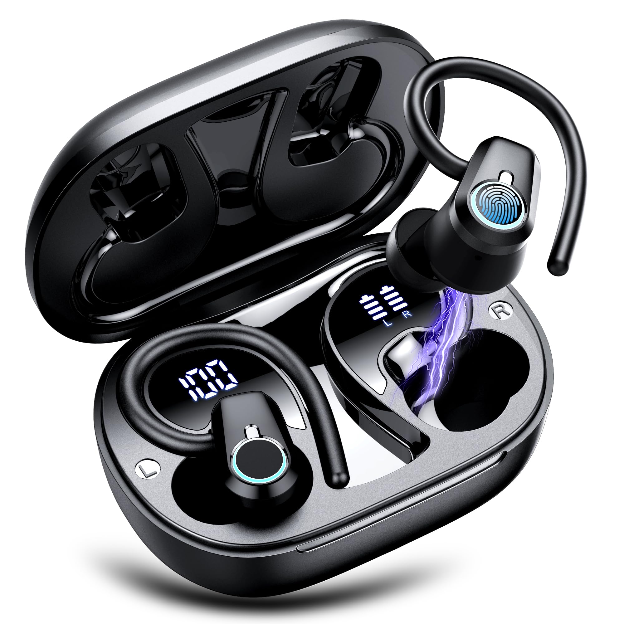 Foto 2 pulgar | Auriculares Inalámbricos Poounur H9 Bluetooth 5.3 Sport 50h Ip7 - Venta Internacional.