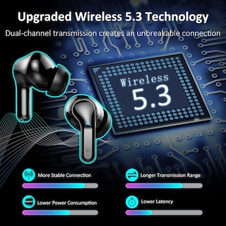 Foto 2 | Auricular Inalámbrico Ordtop I13 Bluetooth 5.3 40h Batería IP7 - Venta Internacional