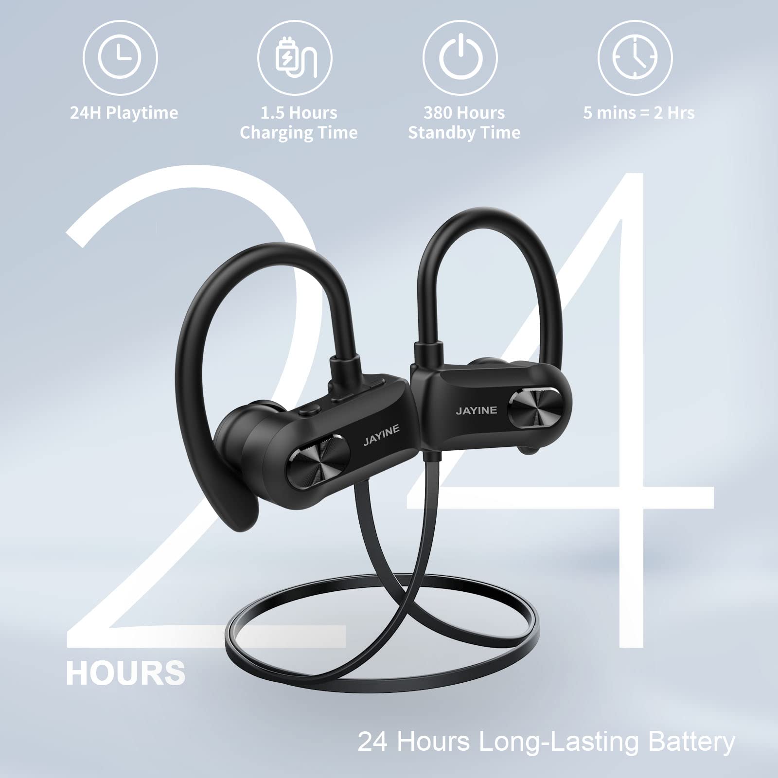Foto 4 pulgar | Auriculares Bluetooth Jayine V8d Inalámbricos Ip67 a Prueba de Agua - Venta Internacional