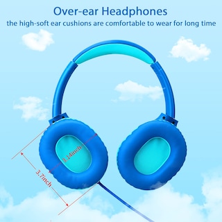 Foto 4 | Auriculares Powmee Kids Over-ear de 94 Db con Volumen Limitado 2 Piezas- Venta Internacional