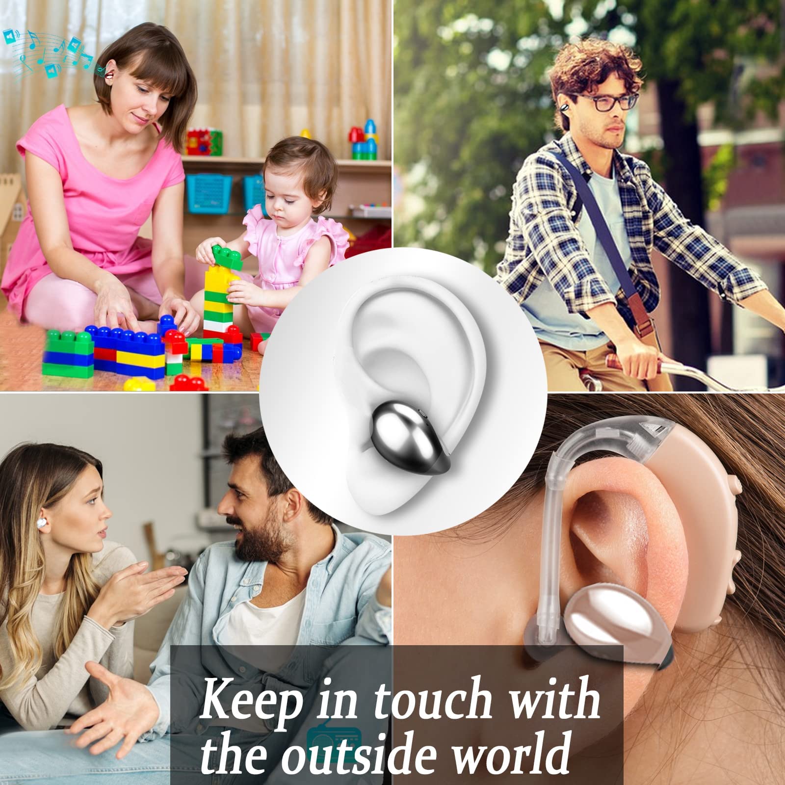 Foto 7 pulgar | Auriculares Inalámbricos Loluka con Ganchos para la Oreja - Venta Internacional