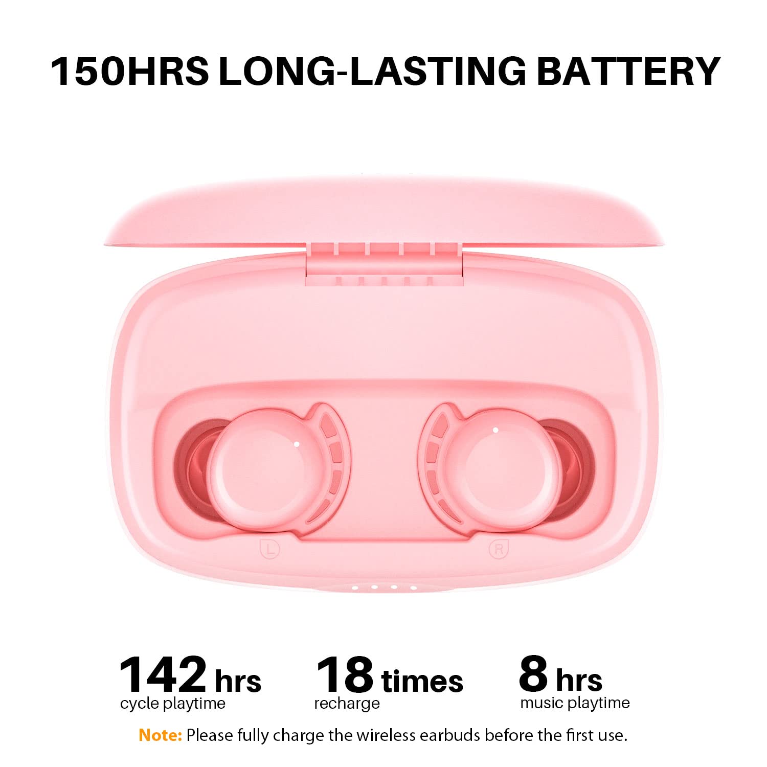 Foto 3 pulgar | Auriculares Bluetooth Tribit Flybuds 3 Pink 150h - Venta Internacional