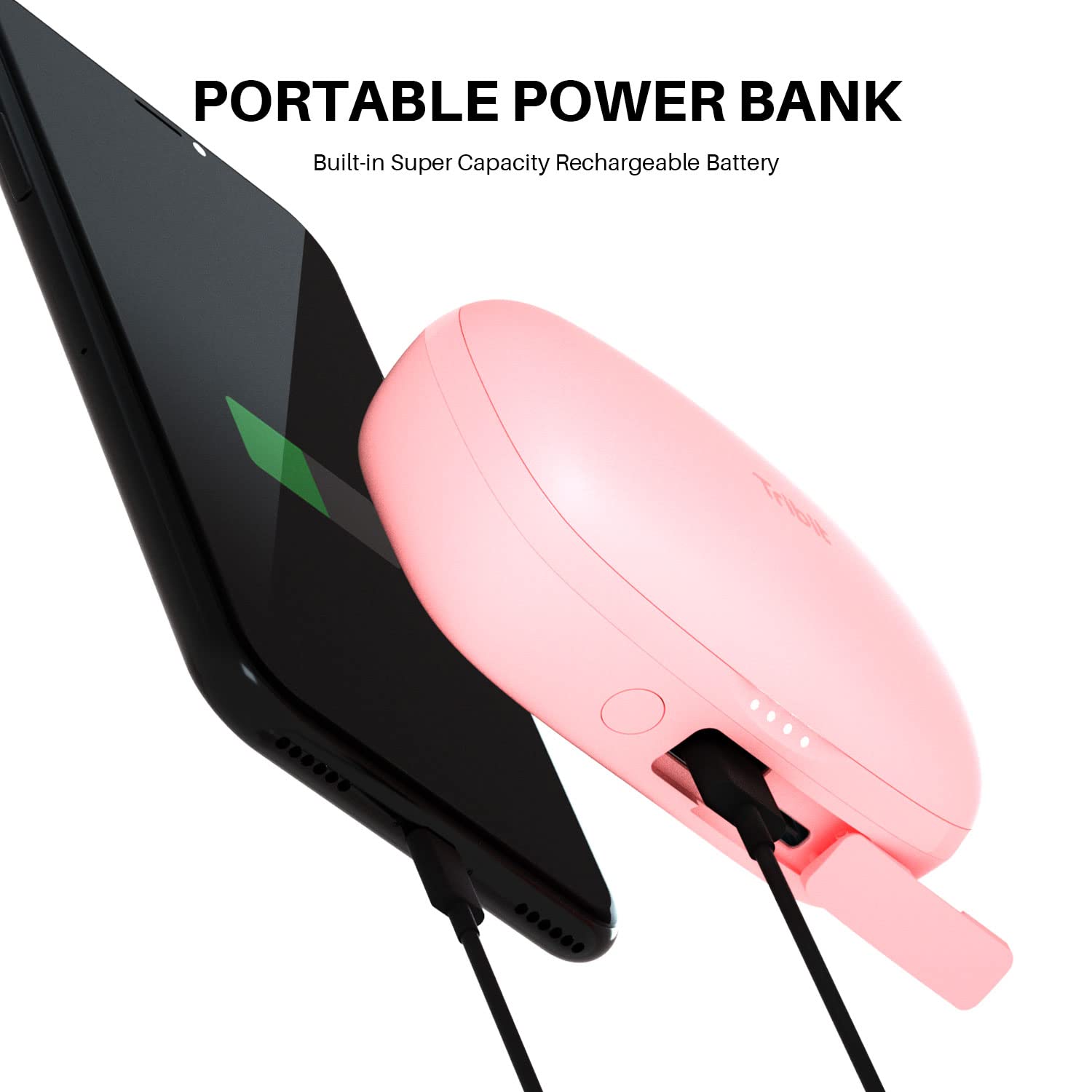 Foto 4 pulgar | Auriculares Bluetooth Tribit Flybuds 3 Pink 150h - Venta Internacional