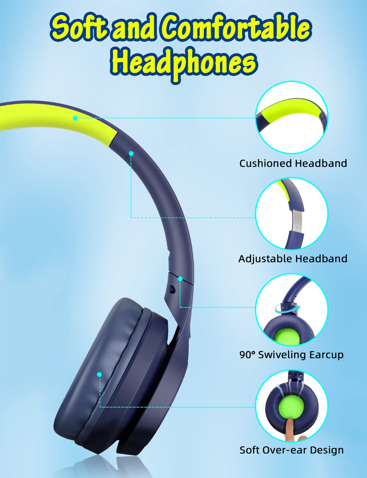 Foto 6 pulgar | Auriculares Voopwink con Micrófono 85/94 Db - Venta Internacional