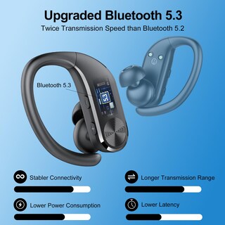Foto 4 | Audífonos In Ear Hadbleng Negros con Bluetooth-Venta Internacional