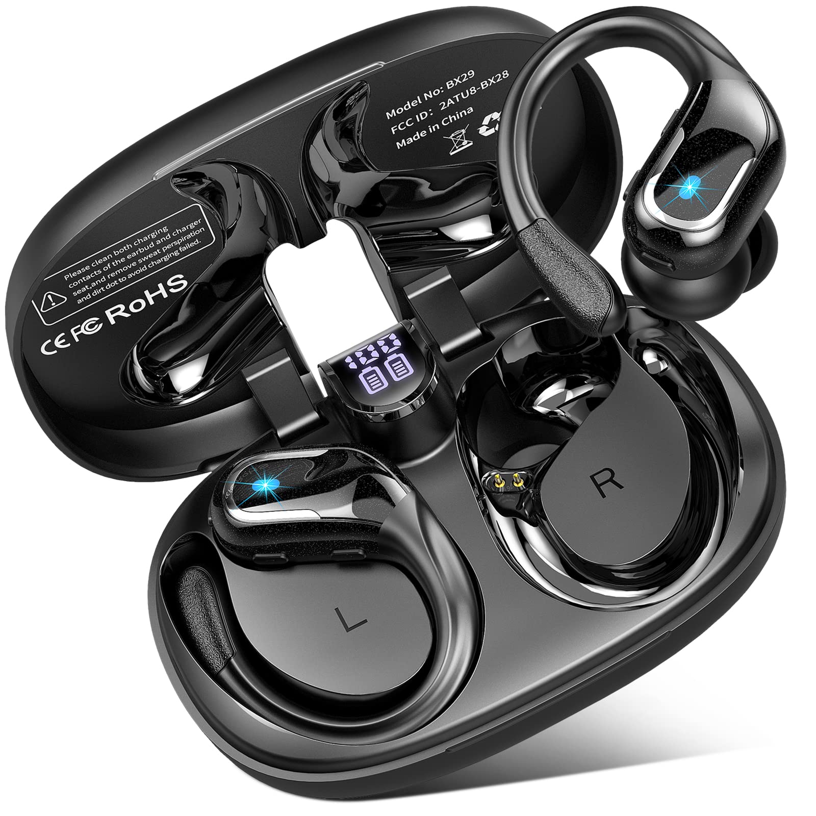 Audífonos In Ear Ltinist Negros con Bluetooth-Venta Internacional