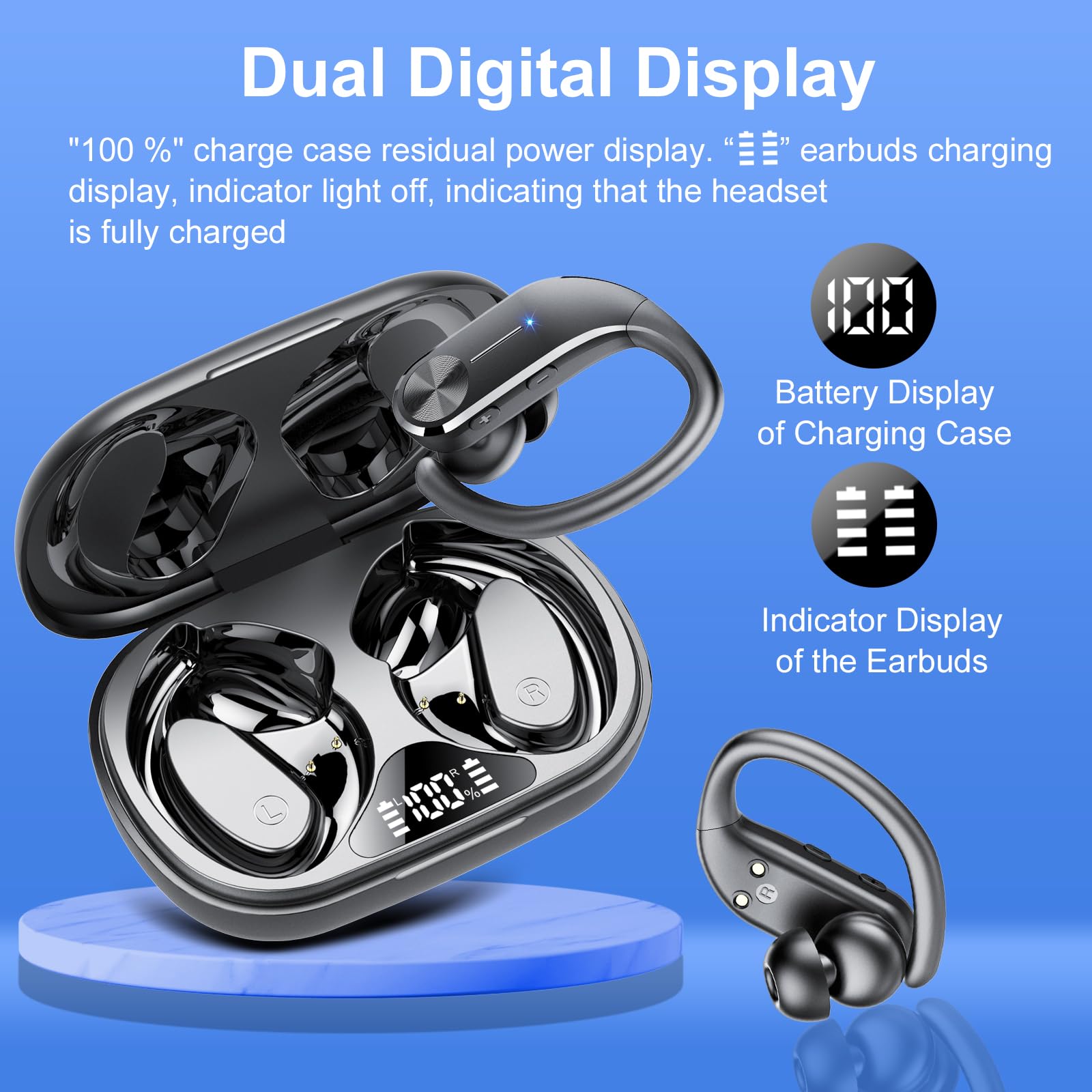 Foto 5 pulgar | Auriculares Bluetooth Hadbleng Q28s-b Negros - Venta Internacional