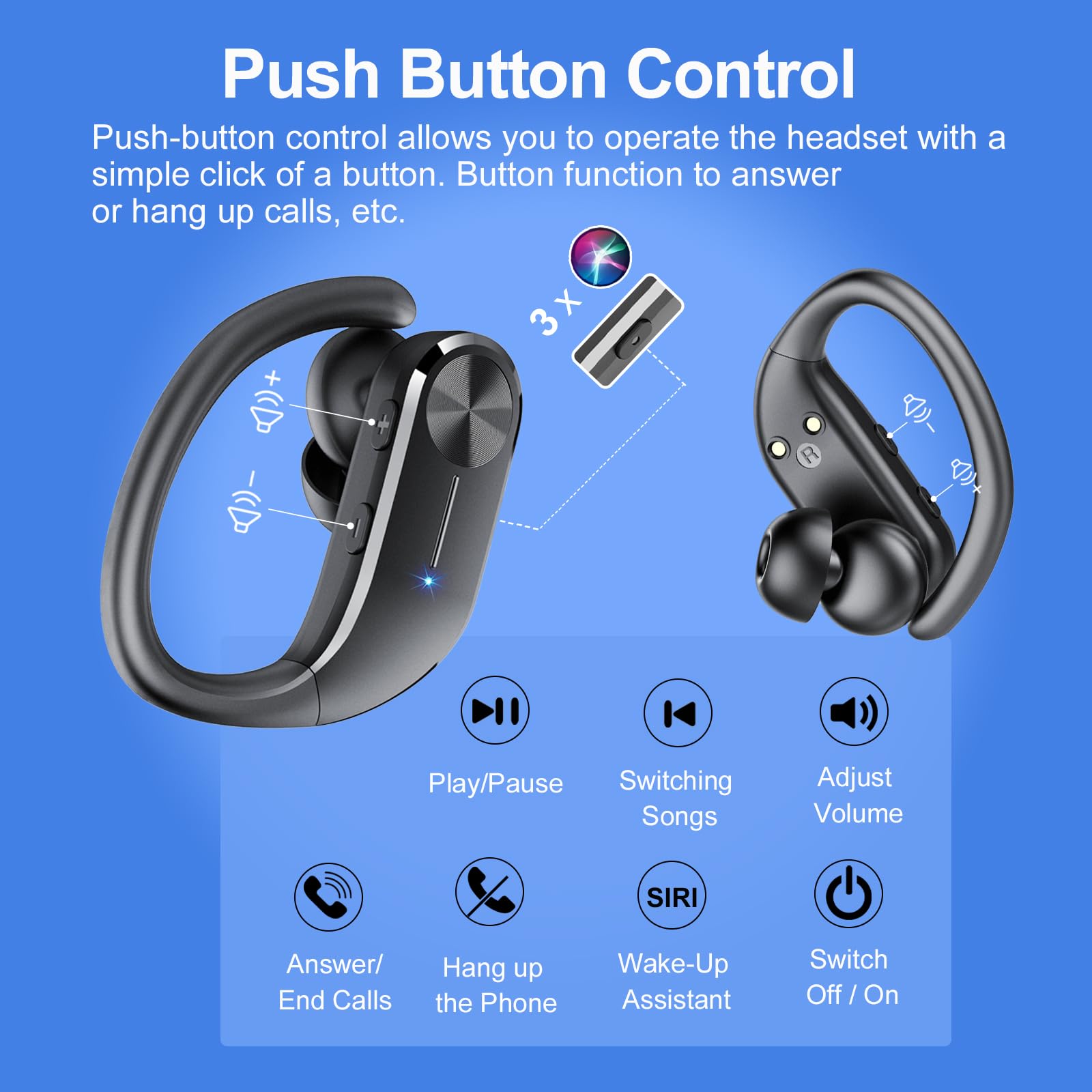 Foto 7 pulgar | Auriculares Bluetooth Hadbleng Q28s-b Negros - Venta Internacional