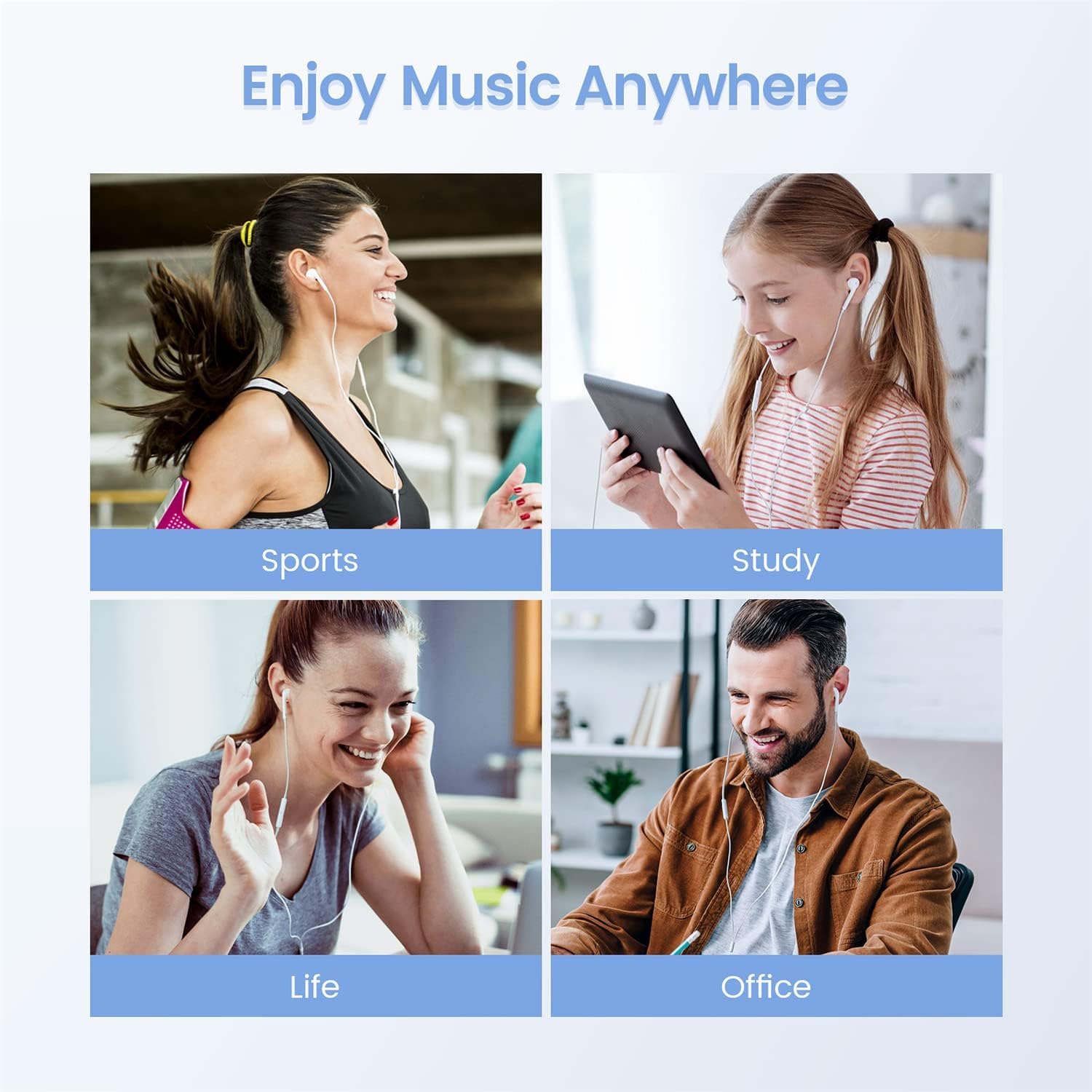 Foto 7 pulgar | Auriculares USB C Excpsue con Micrófono para iPhone 15 Pro M - Venta Internacional
