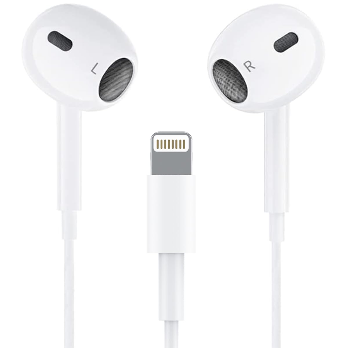 Auriculares con Cable Skycable con Certificación Mfi para iPhone con Micrófono y Volumen - Venta Internacional