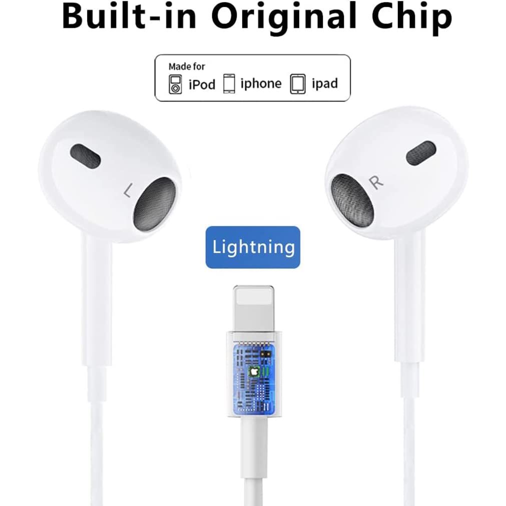 Foto 3 pulgar | Auriculares con Cable Skycable con Certificación Mfi para iPhone con Micrófono y Volumen - Venta Internacional