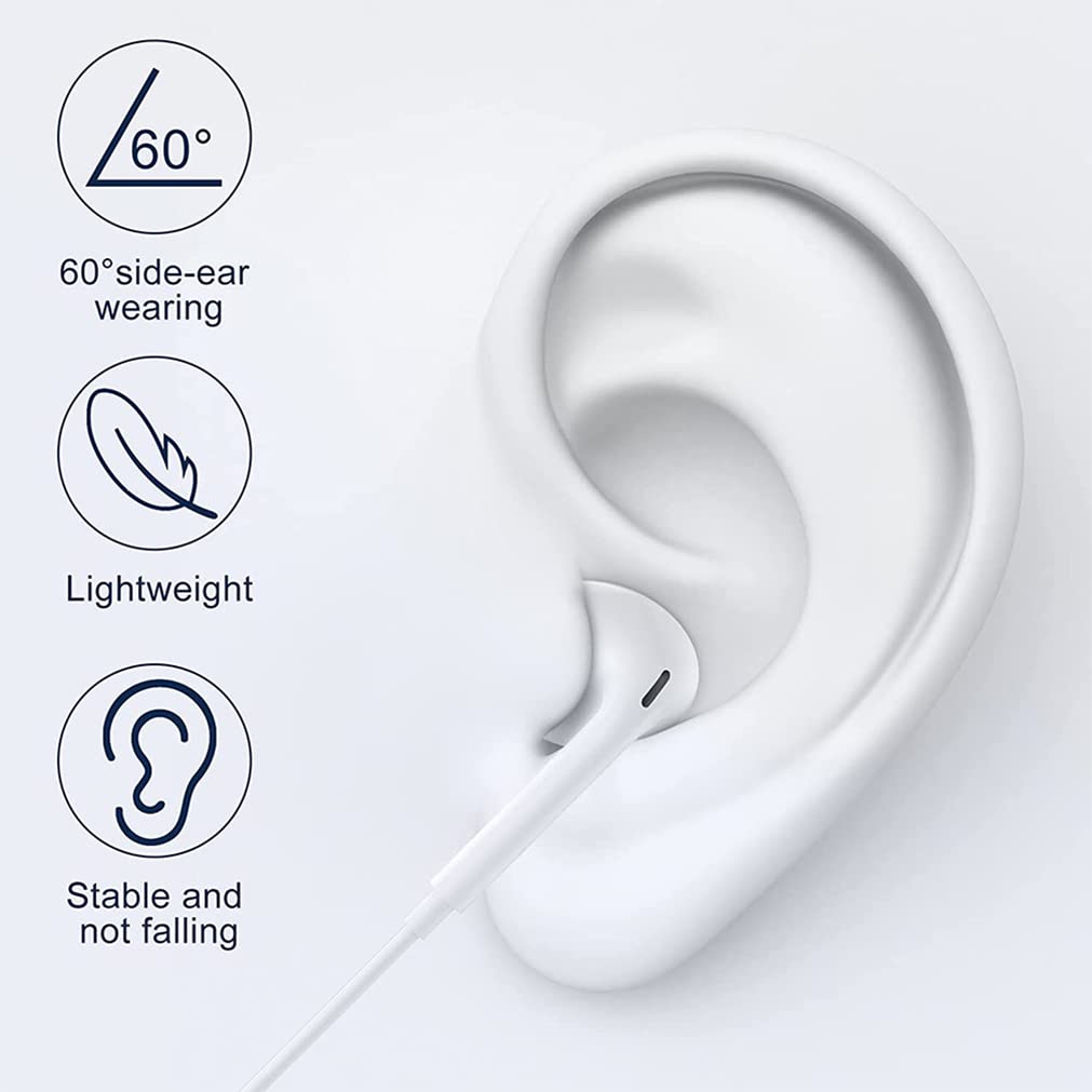 Foto 7 pulgar | Auriculares con Cable Skycable con Certificación Mfi para iPhone con Micrófono y Volumen - Venta Internacional