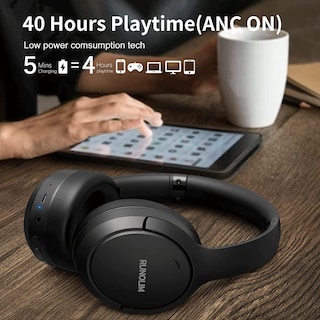 Foto 3 | Auriculares Runolim Hybrid con Cancelación Activa De Ruido 65h Playti - Venta Internacional