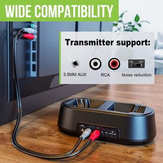 Foto 3 | Auriculares Inalámbricos de 2,4 G para TV con Señal Fuerte y Sonido 3D Surround - Venta Internacional
