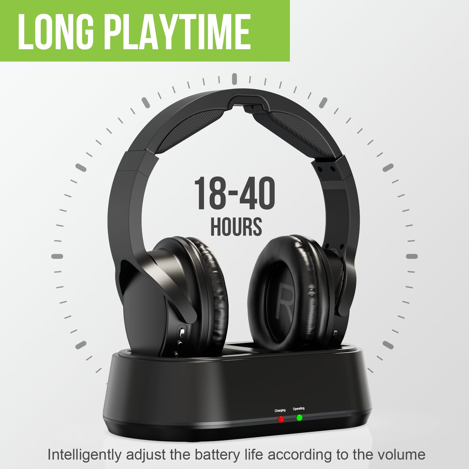 Foto 6 pulgar | Auriculares Inalámbricos de 2,4 G para TV con Señal Fuerte y Sonido 3D Surround - Venta Internacional