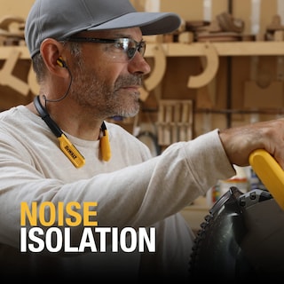Foto 4 | Auriculares Inalámbricos Bluetooth con Banda para El Cuello Dewalt 15h Playtime - Venta Internacional