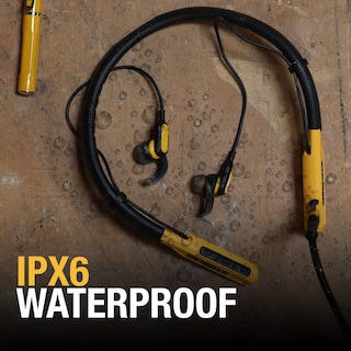Foto 5 | Auriculares Inalámbricos Bluetooth con Banda para El Cuello Dewalt 15h Playtime - Venta Internacional