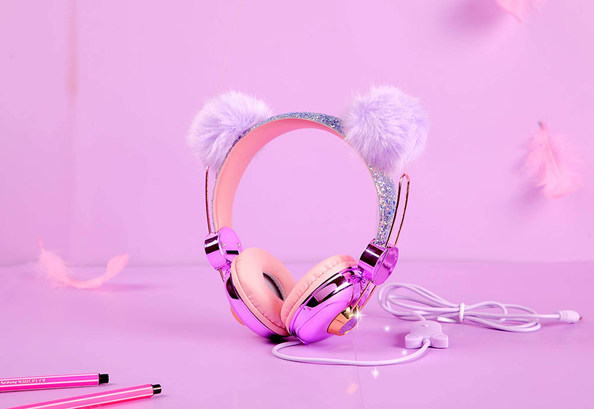 Foto 4 pulgar | Auriculares para Niños Beluky--Tech Glitter Bear - Venta Internacional