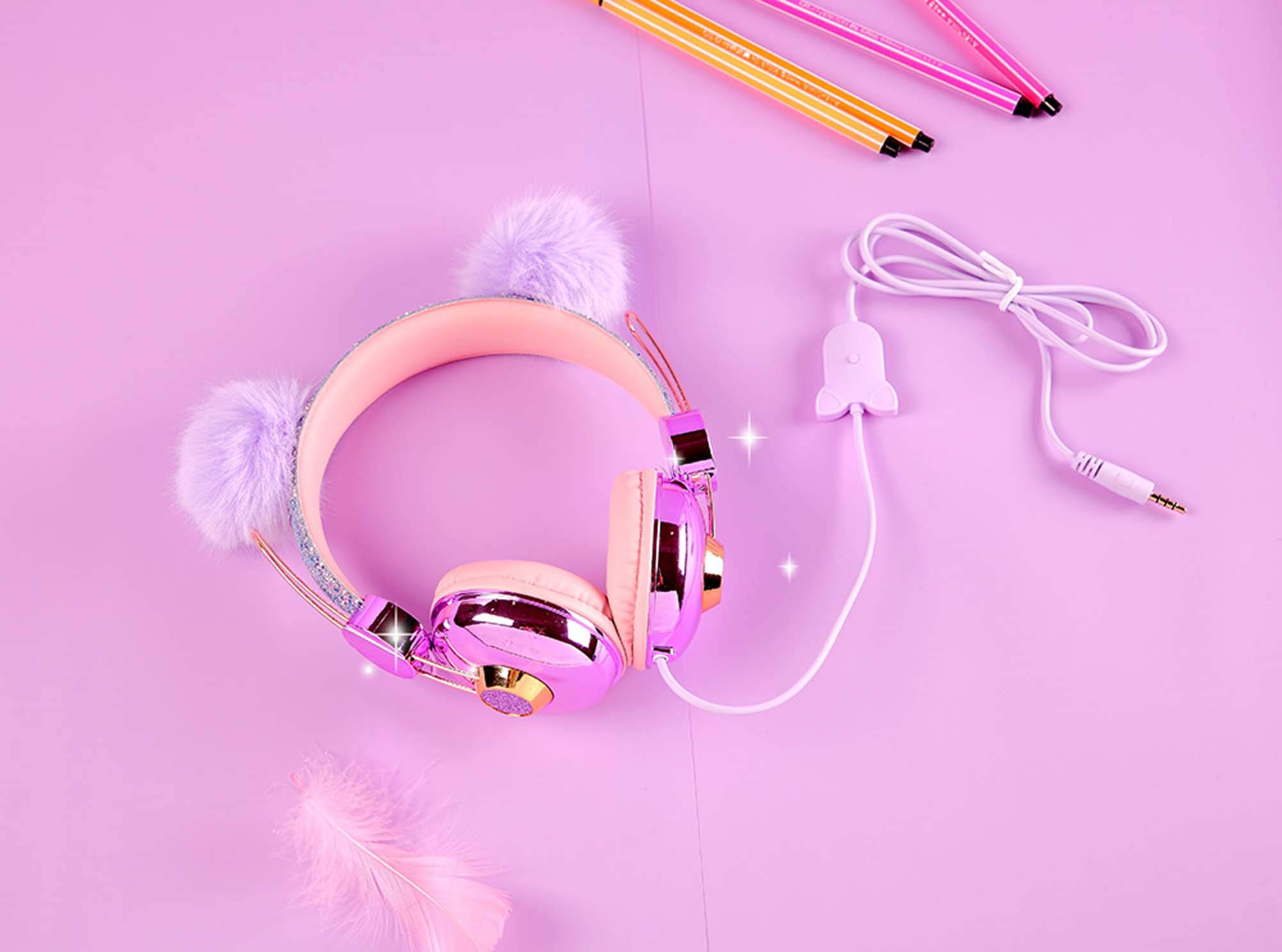 Foto 5 pulgar | Auriculares para Niños Beluky--Tech Glitter Bear - Venta Internacional
