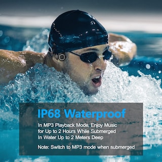 Foto 3 | Auriculares de Natación Vicfiud Bone Conduction Impermeables - Venta Internacional