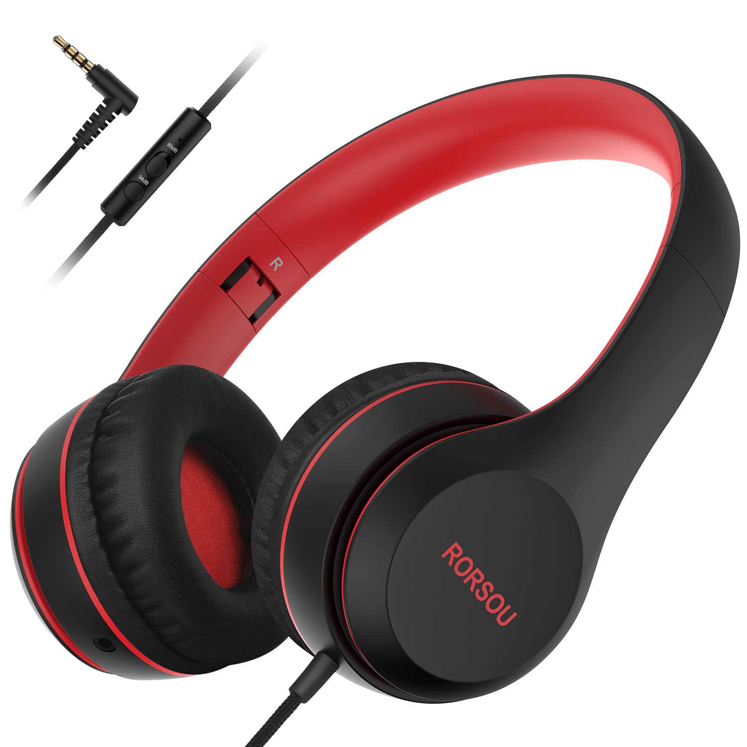 Foto 2 pulgar | Auriculares Rorsou K5 Kids con Micrófono y Limitador de Volumen - Venta Internacional