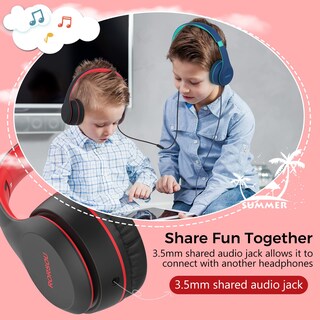 Foto 5 | Auriculares Rorsou K5 Kids con Micrófono y Limitador de Volumen - Venta Internacional