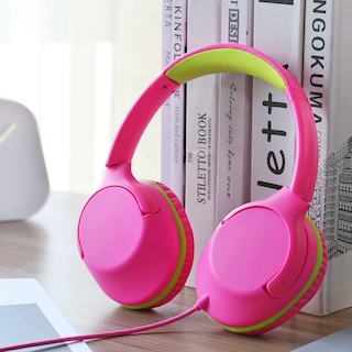 Foto 5 | Auriculares Powmee Kids Over-ear 94 DB Volumen Limitado Rosa - Venta Internacional