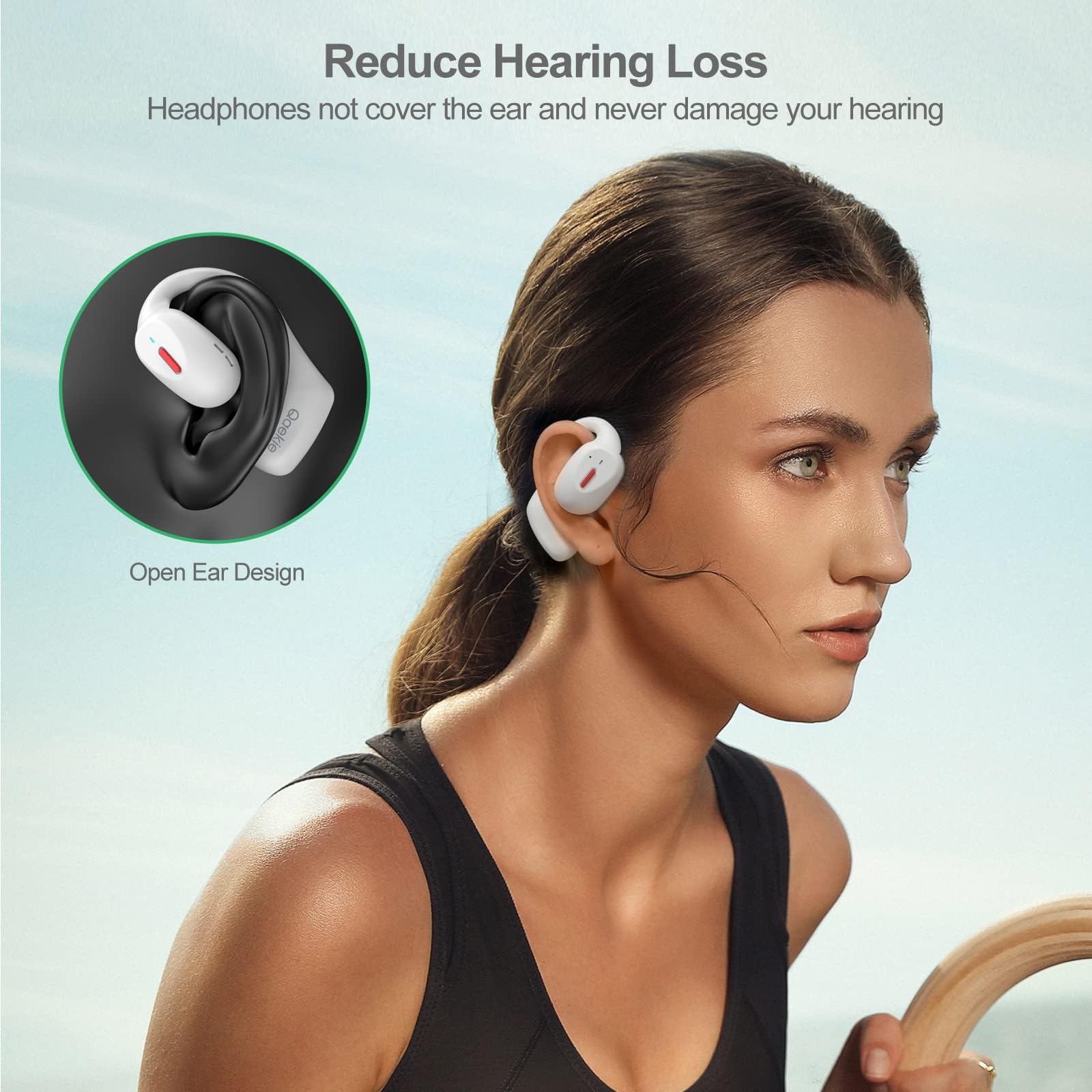 Foto 4 pulgar | Auriculares Inalámbricos Qaekie Bluetooth 5.3 40 h - Venta Internacional