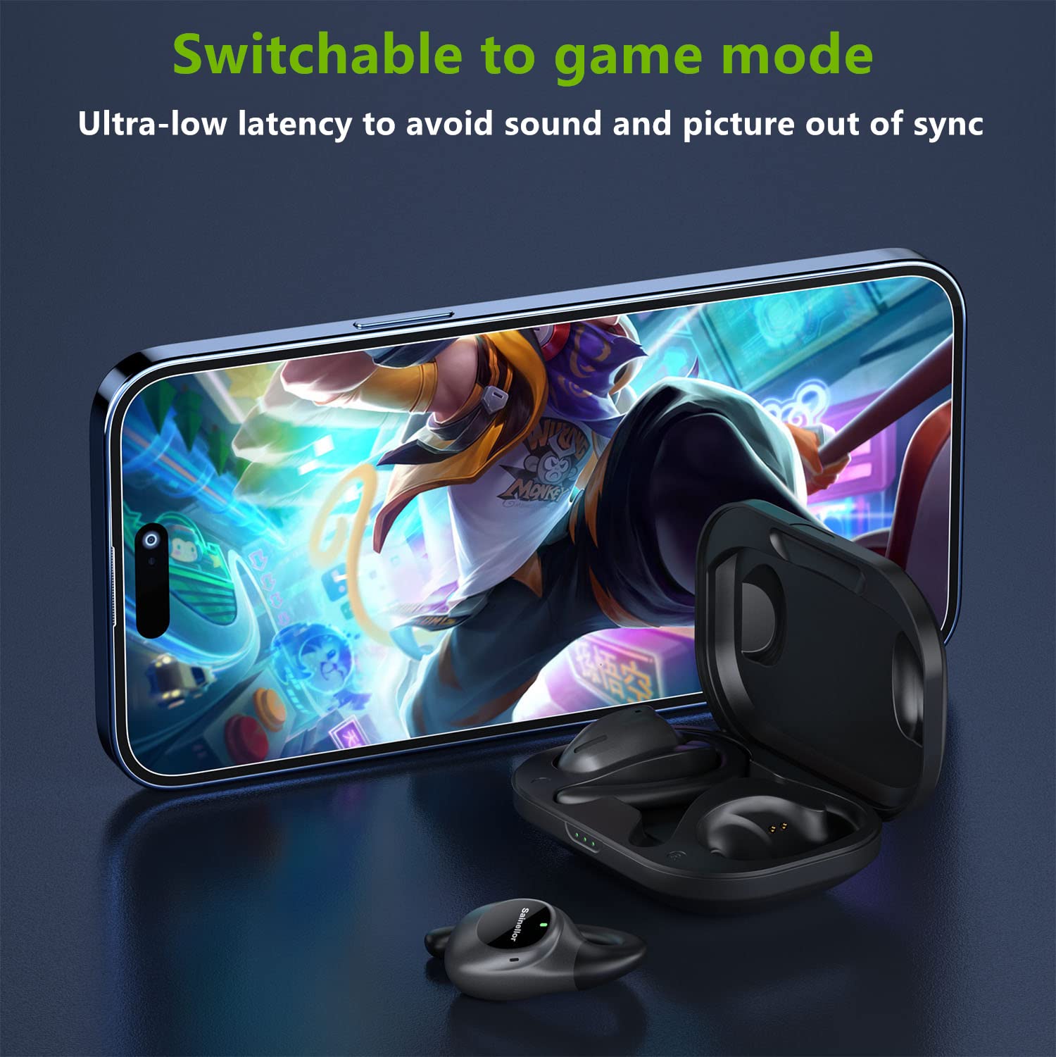 Foto 5 pulgar | Auriculares de Conducción de Aire Abierto Sainellor Bluetooth 5.3 - Venta Internacional