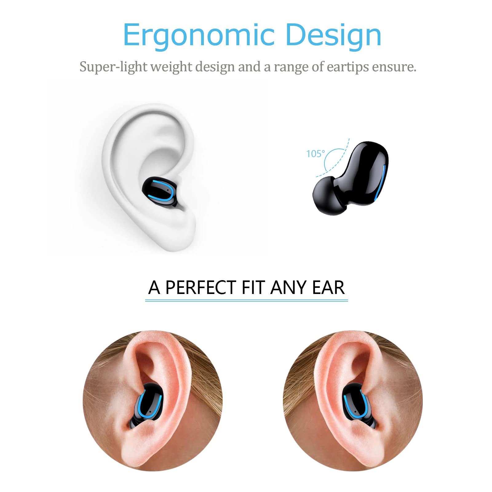Foto 3 pulgar | Auricular Bluetooth Inalámbrico Malihoo Q30 para iPhone Y Android - Venta Internacional