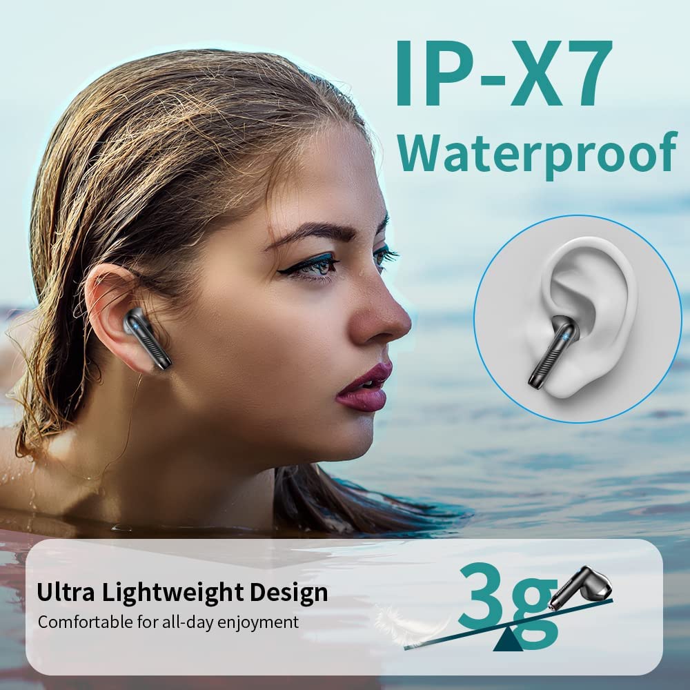 Foto 6 pulgar | Auricular Inalámbrico Draec Bluetooth 5.3 42h Ipx7 a Prueba de Agua - Venta Internacional