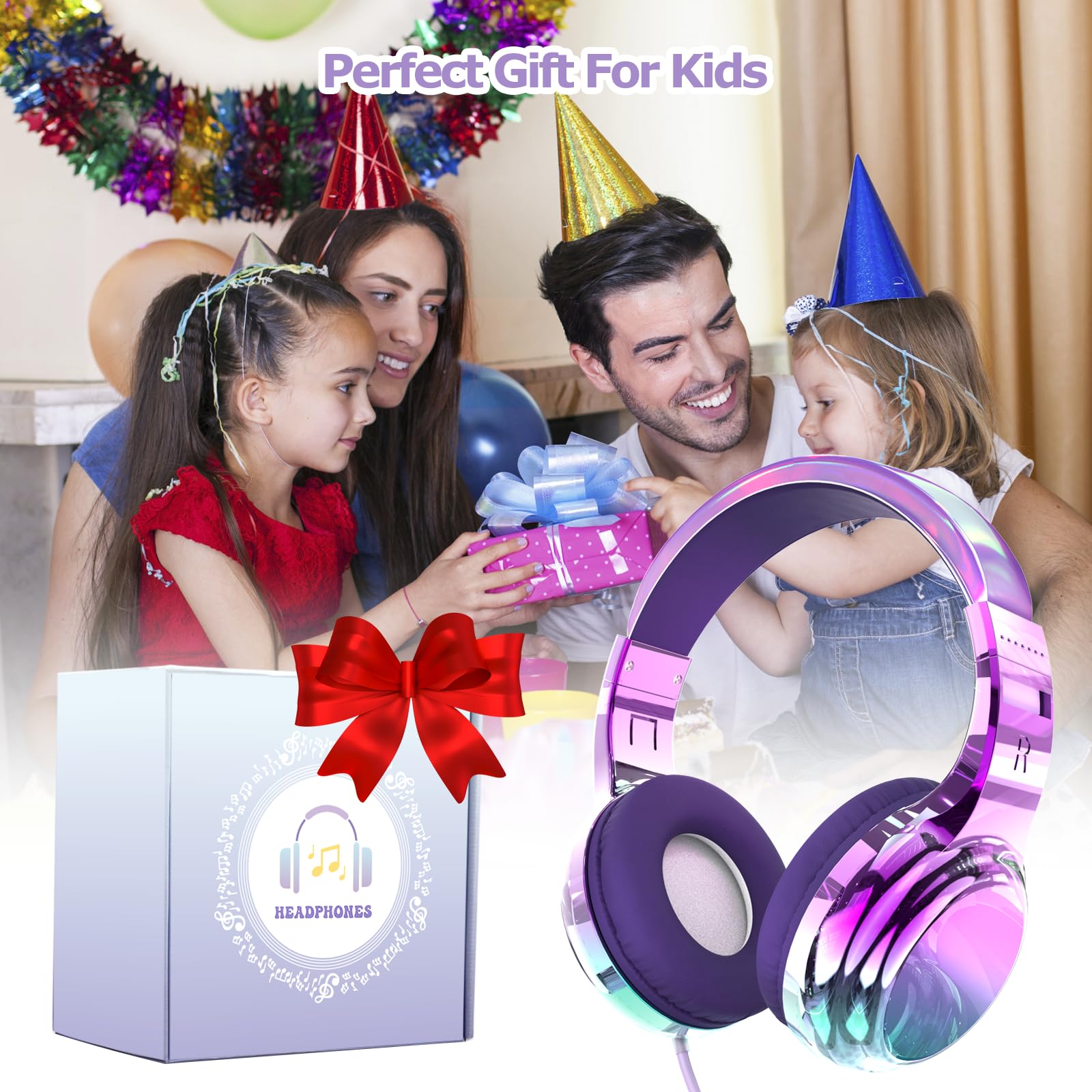 Foto 6 | Auriculares Qearfun con Micrófono y Conector de 3,5 mm - Venta Internacional