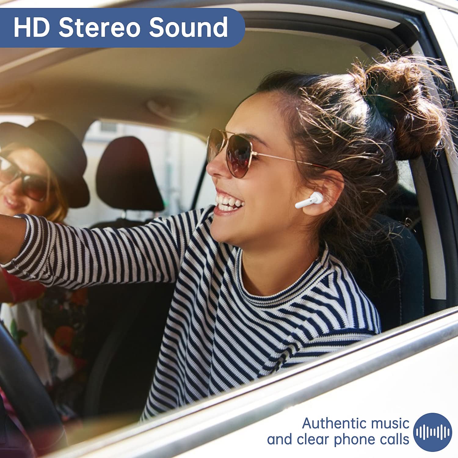 Foto 5 pulgar | Audífonos True Wireless Blancos con Bluetooth-Venta Internacional