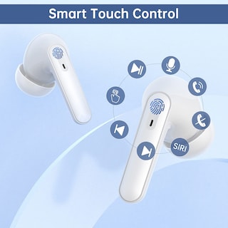 Foto 6 | Audífonos True Wireless Blancos con Bluetooth-Venta Internacional