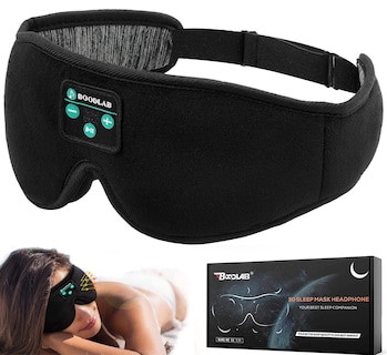 Foto 1 | Antifaz para Dormir Boodlab Negros con Sonido-Venta Internacional
