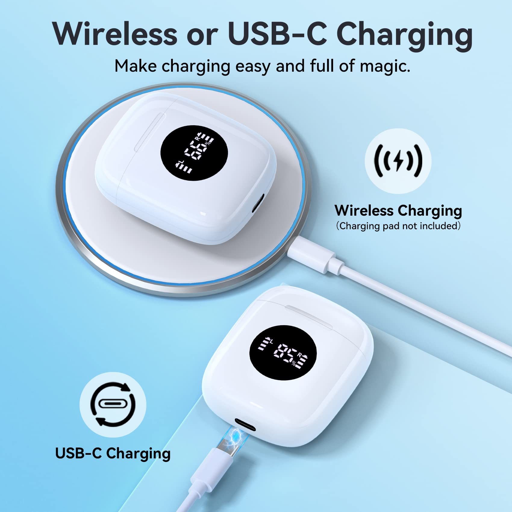 Foto 3 pulgar | Auriculares Inalámbricos Bluetooth Kesieme N7 - Venta Internacional